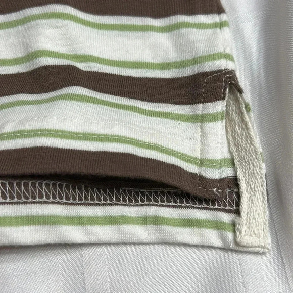 NWT, retro AIRWALK striped men polo shirt,2 tone,cosplay,ASO Big Bang, 70’s, - Picture 12 of 15